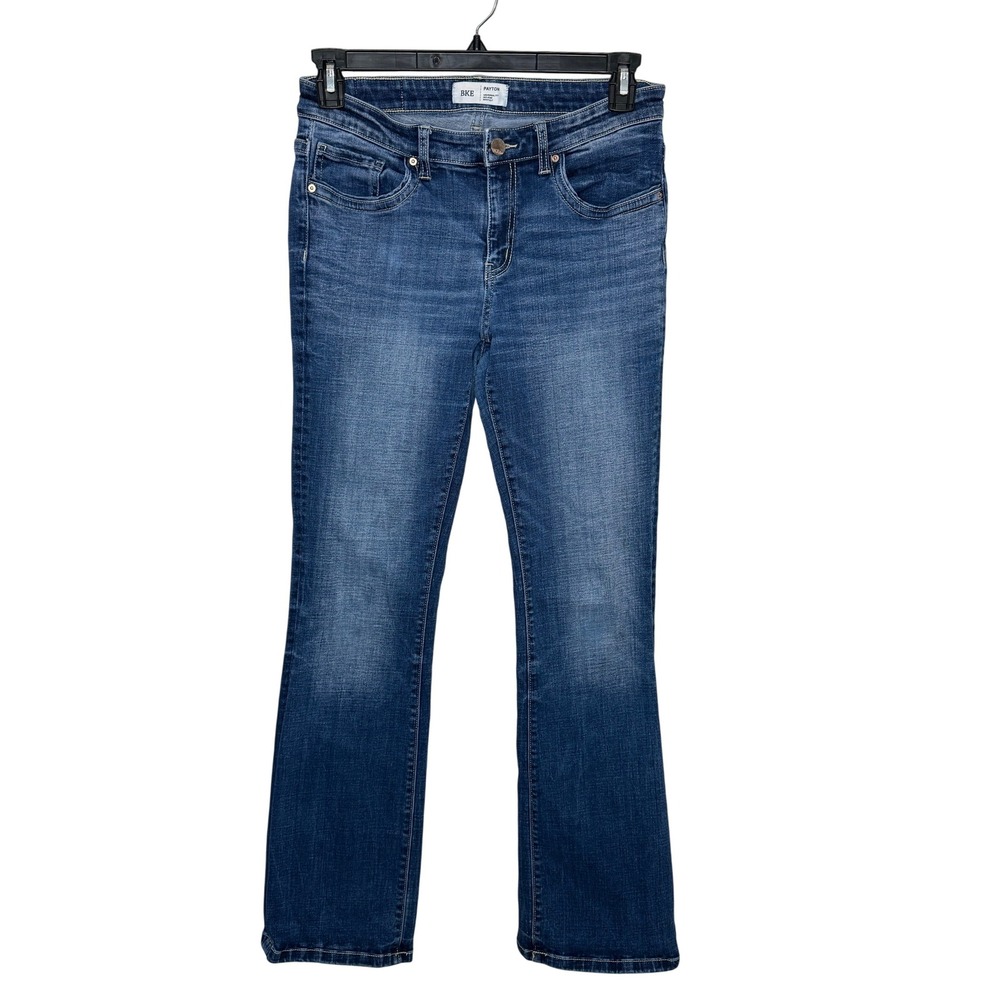 BKE Payton Jeans Women's‎ 28x33.5 Mid Rise Bootcut Blue Denim Pants